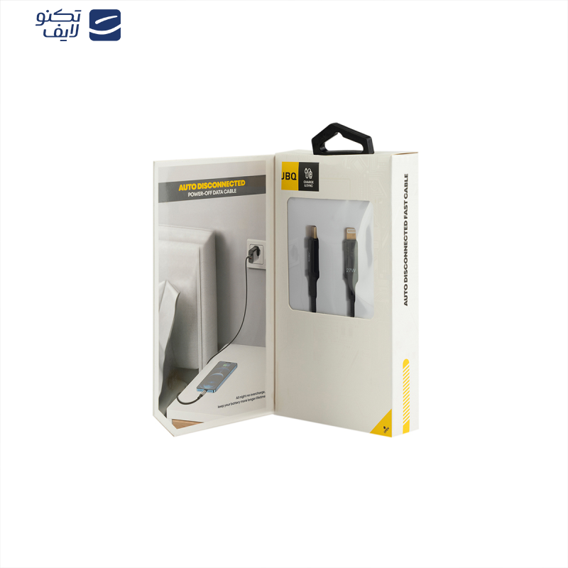 کابل تبدیل USB-C به لایتنینگ جی بی کیو مدل CA-720 طول 1.5 متر