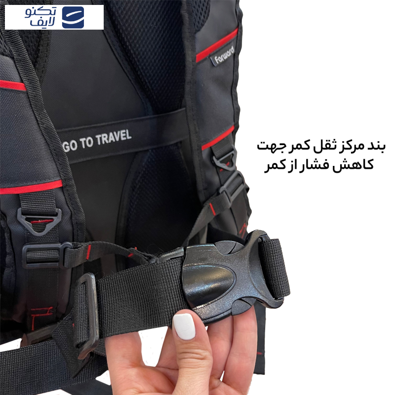 کوله پشتی لپ تاپ فوروارد کد GAMERS PRO 18 -0017 gaming مناسب برای لپ تاپ 17 اینچی و بزرگتر