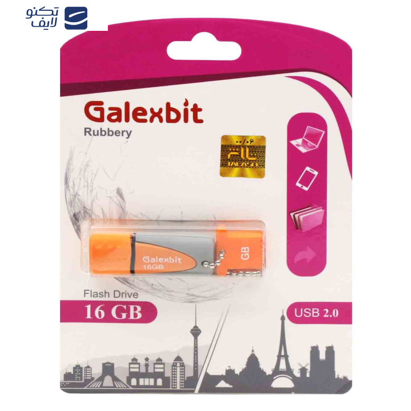 فلش مموری گلکسبیت مدل Rubbery ظرفیت 16 گیگابایت فلش مموری گلکسبیت مدل Rubbery ظرفیت 16 گیگابایت
