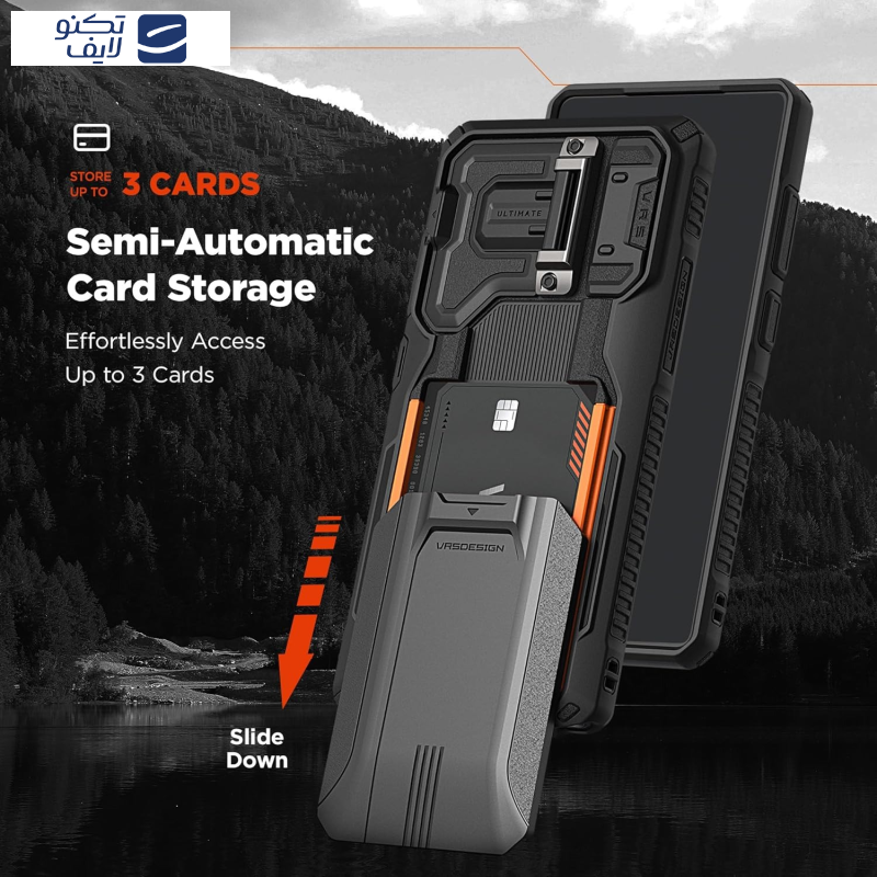 کاور وی آر اس مدل D-Wallet Origin Fit مناسب برای گوشی موبایل سامسونگ Galaxy S25 Ultra کاور وی آر اس مدل D-Wallet Origin Fit مناسب برای گوشی موبایل سامسونگ Galaxy S25 Ultra
