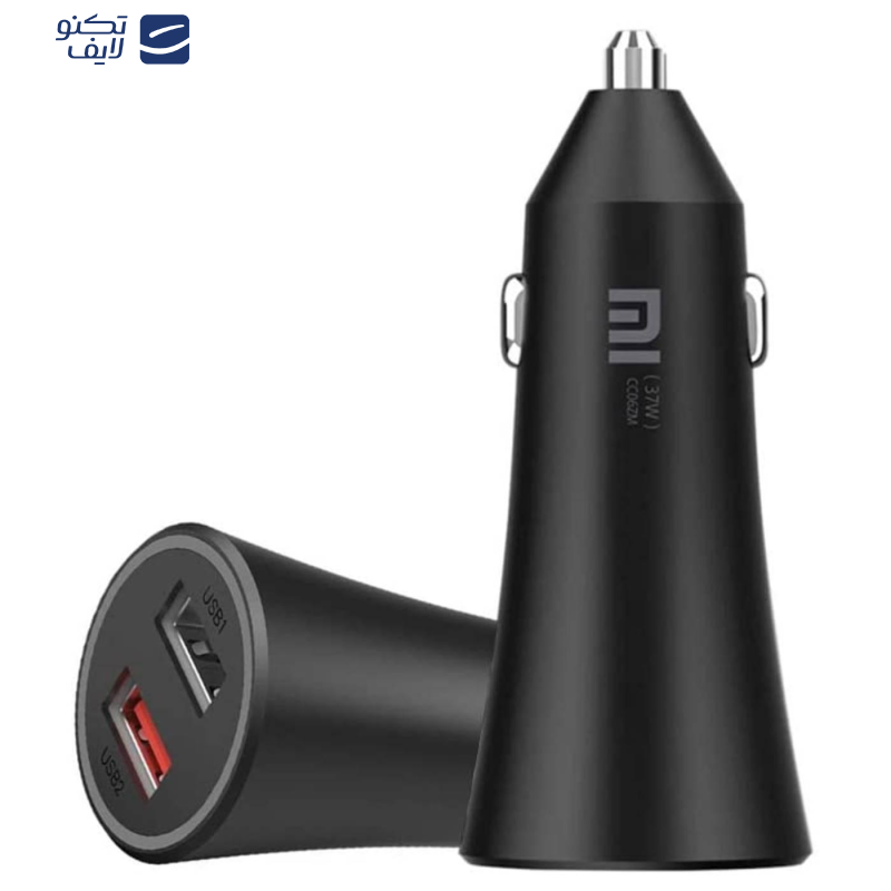 شارژر فندکی شیائومی مدل Mi 37w dual-port car charger شارژر فندکی شیائومی مدل Mi 37w dual-port car charger