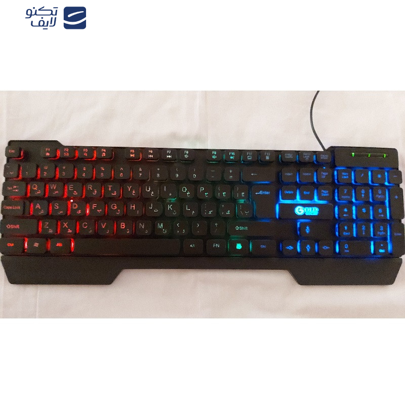 کیبورد مخصوص بازی گلد اسکار مدل KB 7275 کیبورد مخصوص بازی گلد اسکار مدل KB 7275