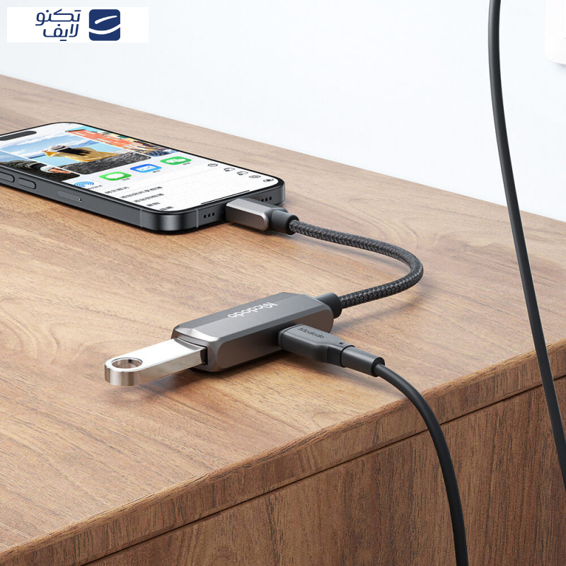 مبدل USB-C به OTG/USB-C مک دودو مدل CA-2830 مبدل USB-C به OTG/USB-C مک دودو مدل CA-2830