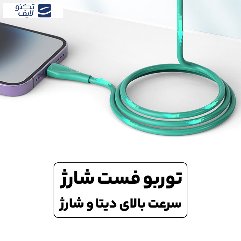 کابل تبدیل USB به لایتنینگ الدینیو مدل LS611 طول 1 متر کابل تبدیل USB به لایتنینگ الدینیو مدل LS611 طول 1 متر