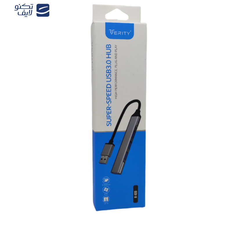 هاب 4 پورت USB 3.0 وریتی مدل 409 هاب 4 پورت USB 3.0 وریتی مدل 409