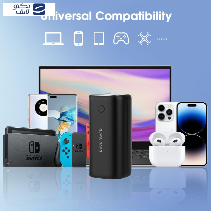پاوربانک راوپاور مدل RP-PB208Pro ظرفیت 20000 میلی آمپر ساعت پاوربانک راوپاور مدل RP-PB208Pro ظرفیت 20000 میلی آمپر ساعت