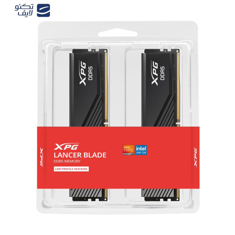 رم کامپیوتر DDR5 دو کاناله 5600 مگاهرتز ای دیتا مدل CL46 XPG Lancer Blade BLACK ظرفیت 32 گیگابایت رم کامپیوتر DDR5 دو کاناله 5600 مگاهرتز ای دیتا مدل CL46 XPG Lancer Blade BLACK ظرفیت 32 گیگابایت