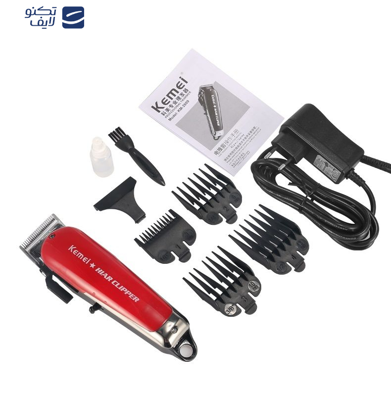 ماشین اصلاح موی سر و صورت کیمی مدل KM-2609 ماشین اصلاح موی سر و صورت کیمی مدل KM-2609