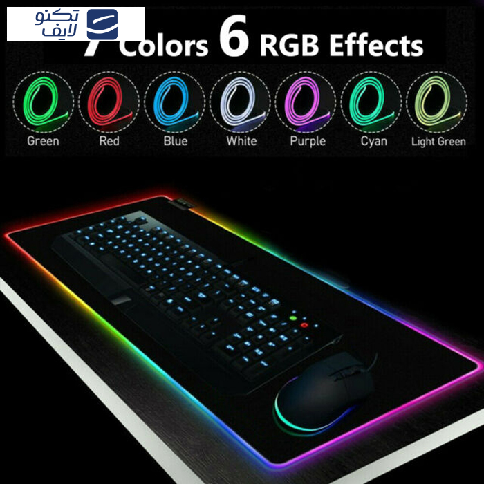 ماوس پد مخصوص بازی مدل RGB-EXTENDED CHROMA ماوس پد مخصوص بازی مدل RGB-EXTENDED CHROMA