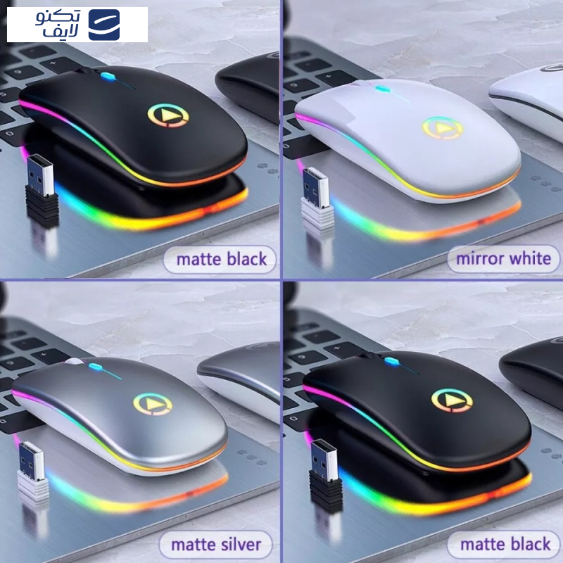 ماوس بی سیم مدل A2RGB PLUS BT5.2 WIFI