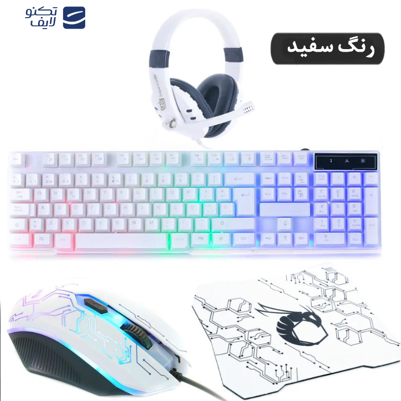 ست گیمینگ اورزلی مدل RX-25O-ESSENTIAL-PACK، سوییچ ممبران، Full-Size، نورپردازی LED RGB ست گیمینگ اورزلی مدل RX-25O-ESSENTIAL-PACK، سوییچ ممبران، Full-Size، نورپردازی LED RGB