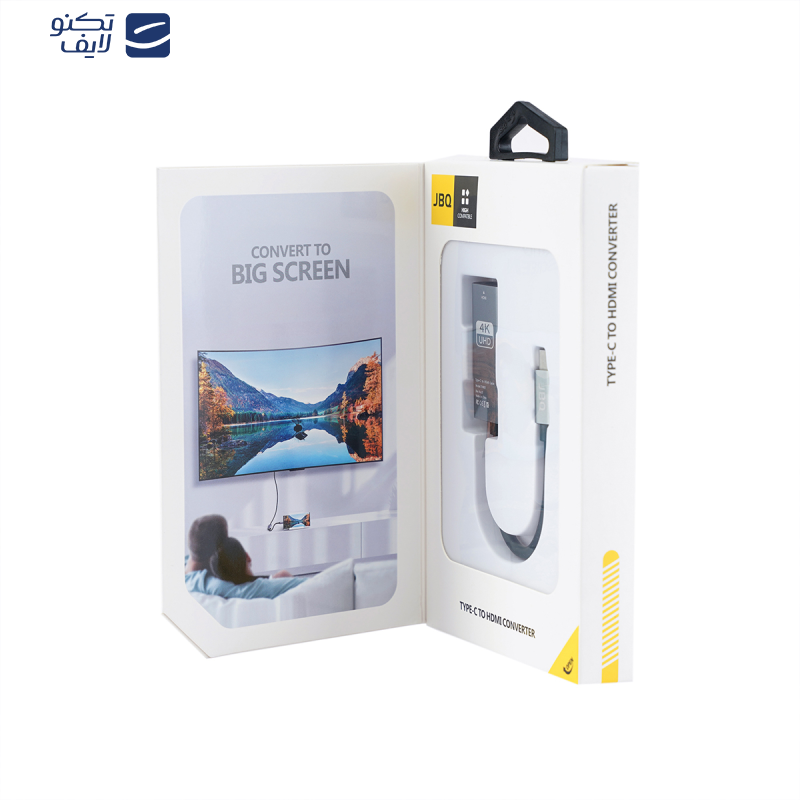 مبدل USB-C به HDMI جی بی کیو مدل HDT-01 طول 20 سانتی متر