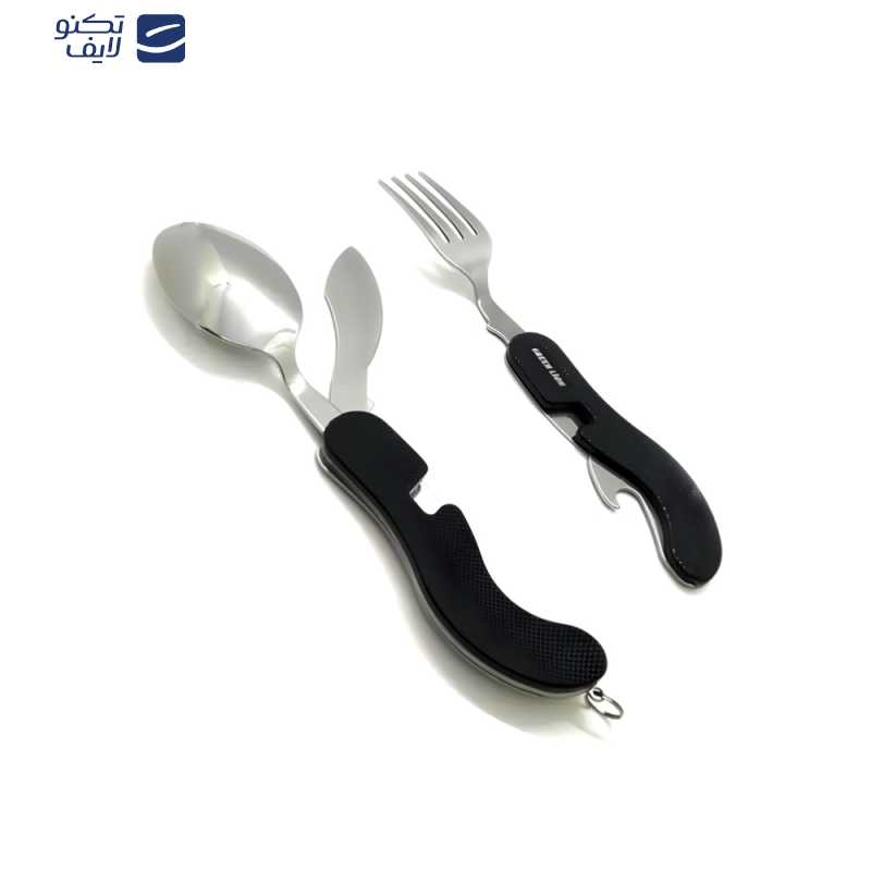 مجموعه قاشق و چنگال سفری گرین لاین مدل Cutlery Set