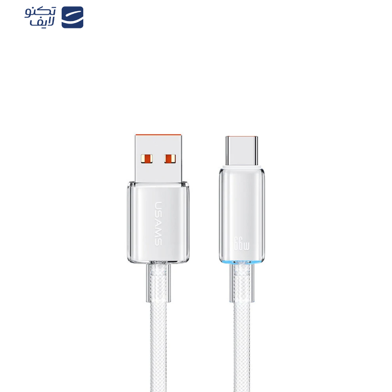 کابل تبدیل USB به USB-C یوسمز مدل SJ658 طول 1.2متر کابل تبدیل USB به USB-C یوسمز مدل SJ658 طول 1.2متر