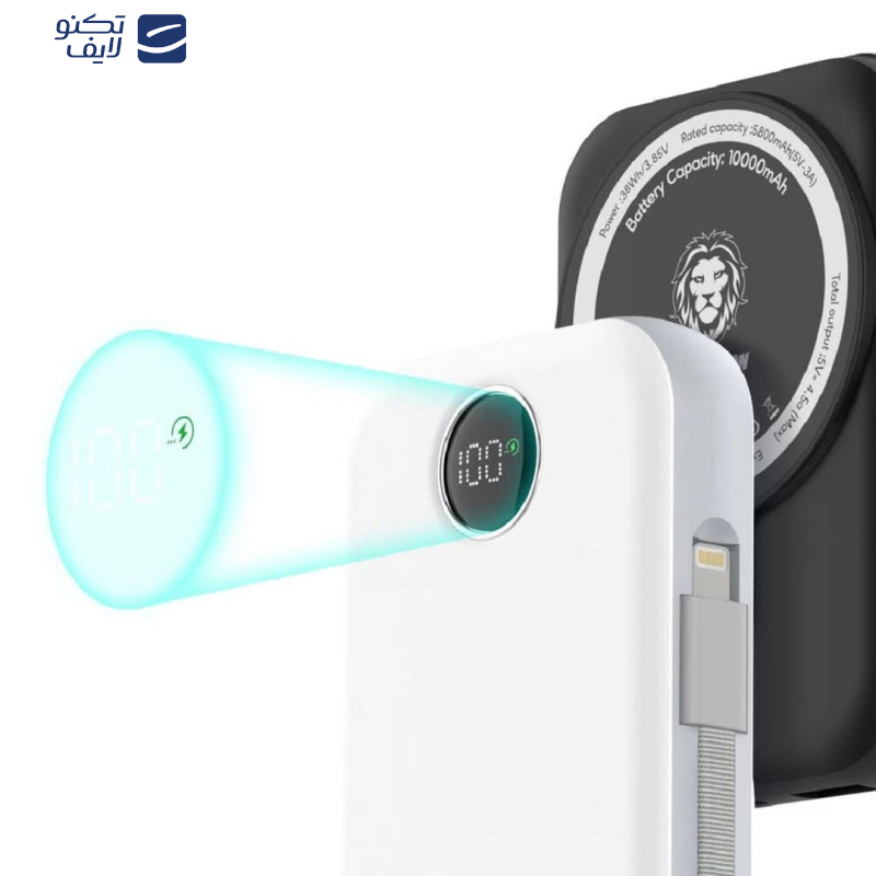 پاوربانک گرین لاین مدل Monaco MagSafe 22.5w ظرفیت 10000 میلی آمپر ساعت