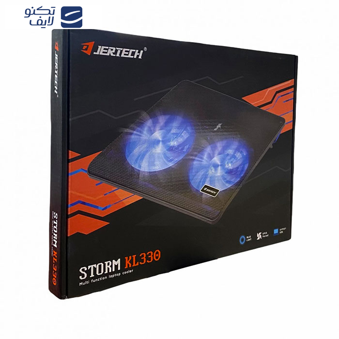 پایه خنک کننده لپ تاپ جرتک مدل STORM KL330 پایه خنک کننده لپ تاپ جرتک مدل STORM KL330