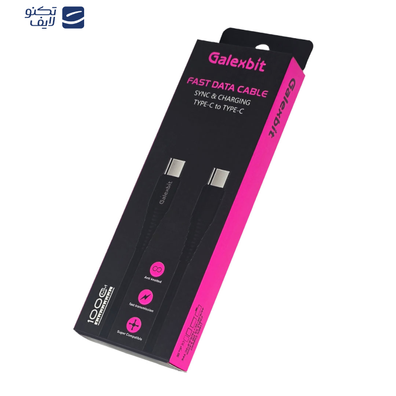 کابل USB-C گلکسبیت مدل CG Color طول یک متر کابل USB-C گلکسبیت مدل CG Color طول یک متر