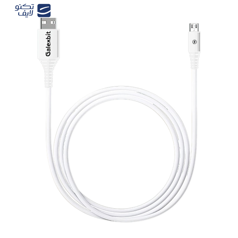 کابل تبدیل USB به microUSB گلکسبیت مدل CG طول 1 متر کابل تبدیل USB به microUSB گلکسبیت مدل CG طول 1 متر