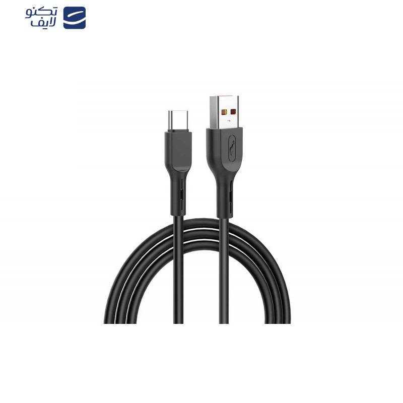 کابل تبدیل USB به USB-C اسکای دلفین مدل S61T طول 1 متر کابل تبدیل USB به USB-C اسکای دلفین مدل S61T طول 1 متر