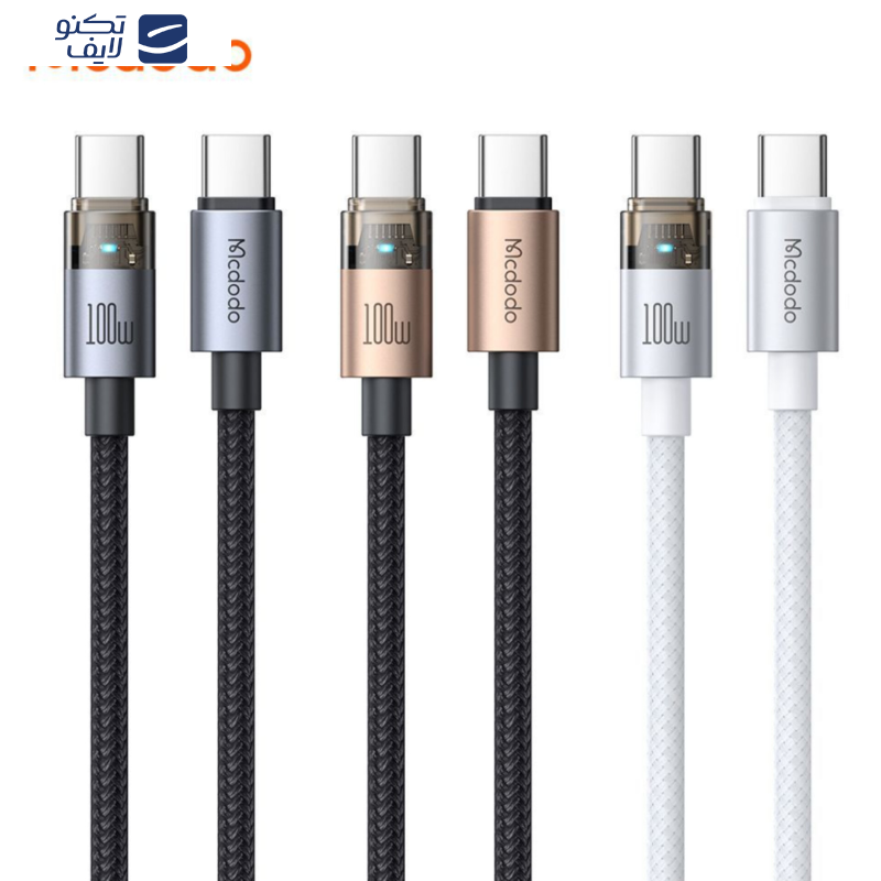 کابل usb-c مک دودو مدل ca-558 100Wطول 1.2متر کابل usb-c مک دودو مدل ca-558 100Wطول 1.2متر