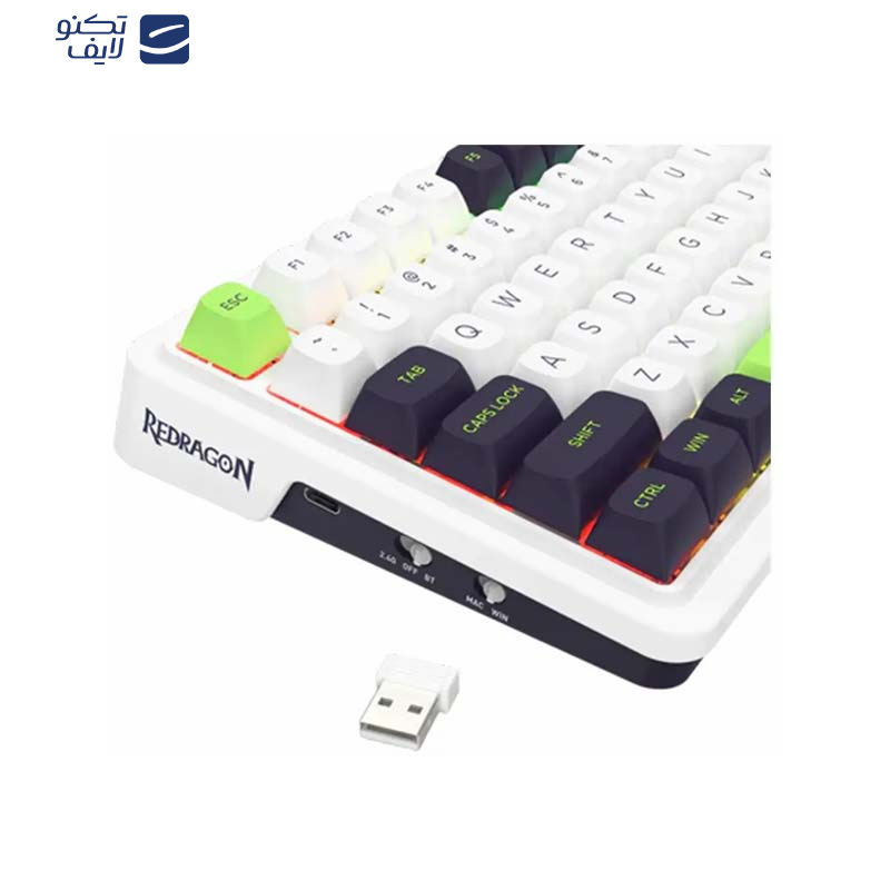 کیبورد گیمینگ ردراگون مدل EISA K686 WBG PRO کیبورد گیمینگ ردراگون مدل EISA K686 WBG PRO