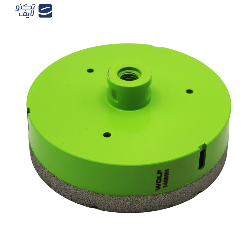 گردبر فرزی سنگ و سرامیک ولف مدل YP-0140 به همراه رابط تبدیل به دریل سایز 140میلی متر 