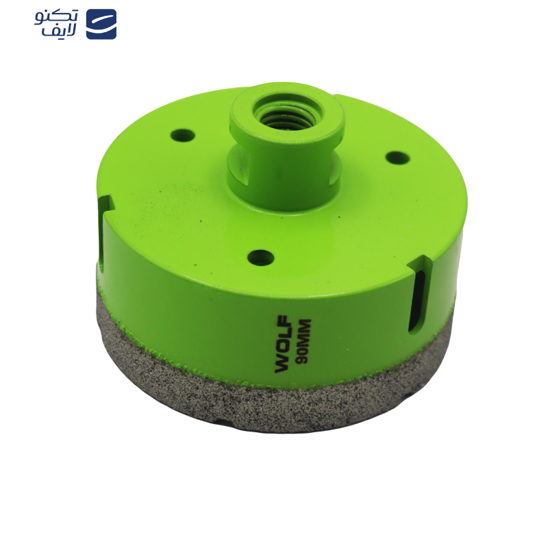 گردبر فرزی سنگ و سرامیک ولف مدل YP-090 به همراه رابط تبدیل به دریل سایز90 میلی متر 