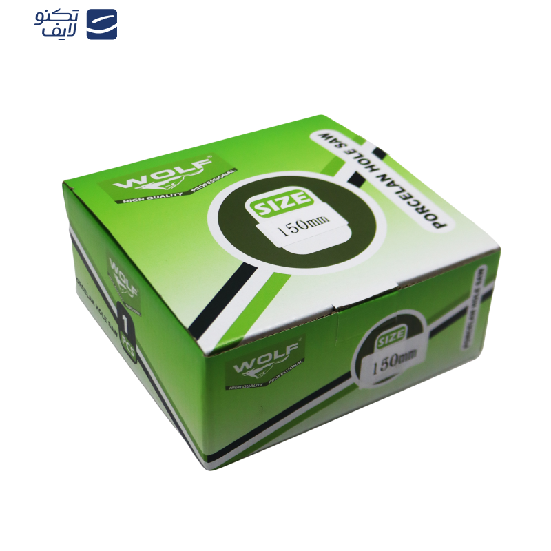 گردبر فرزی سنگ و سرامیک ولف مدل YP-0150 به همراه رابط تبدیل به دریل سایز 150 میلی متر 