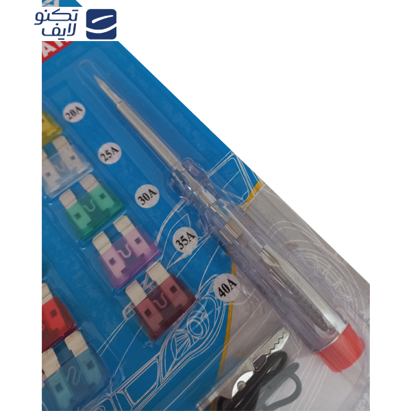 تستر فیوز خودرو اسکای مدل S4603T مجموعه 12 عددی تستر فیوز خودرو اسکای مدل S4603T مجموعه 12 عددی
