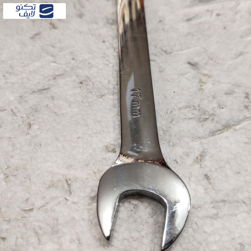 آچار یکسر تخت و یکسر رینگی جغجغه ای جیانگ کوان مدل CR.V 72 T مجموعه 7 عددی آچار یکسر تخت و یکسر رینگی جغجغه ای جیانگ کوان مدل CR.V 72 T مجموعه 7 عددی