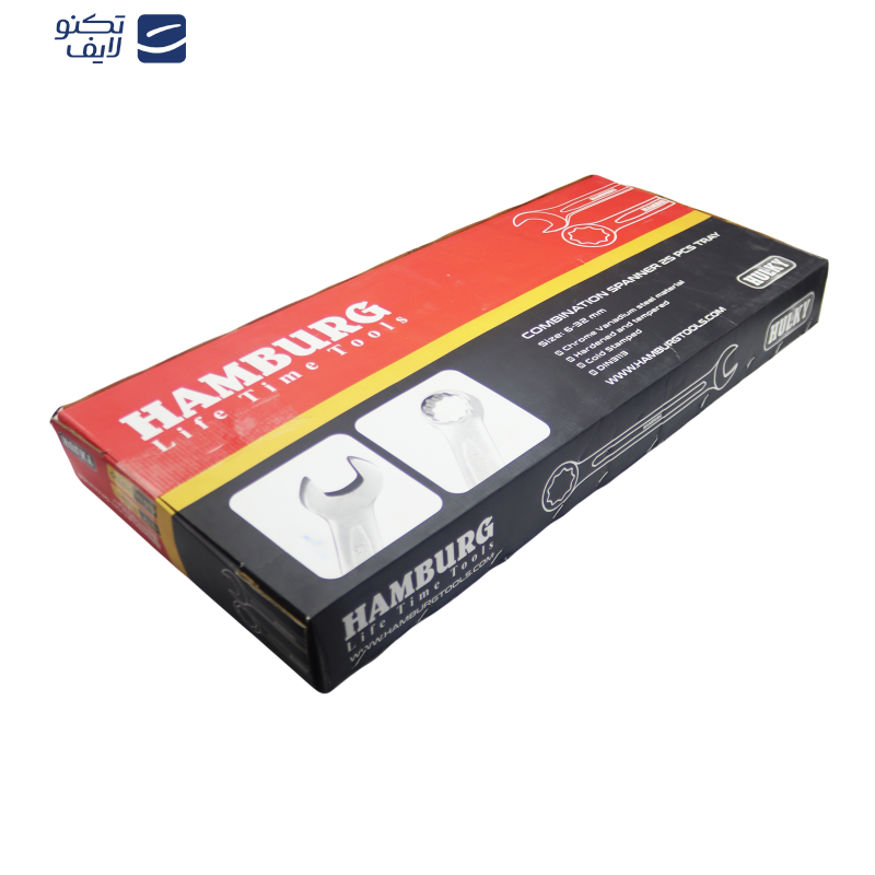 آچار یکسر تخت یکسر رینگی هامبورگ مدل YP-H9130-6-32MM مجموعه 25 عددی آچار یکسر تخت یکسر رینگی هامبورگ مدل YP-H9130-6-32MM مجموعه 25 عددی