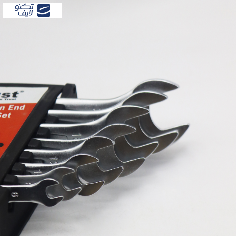 آچار دو سر تخت تراست مدل YP-08 مجموعه 8 عددی آچار دو سر تخت تراست مدل YP-08 مجموعه 8 عددی