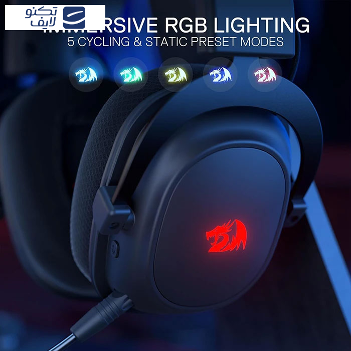 هدست گیمینگ بلوتوثی ردراگون مدل ZEUS H510 PRO RGB هدست گیمینگ بلوتوثی ردراگون مدل ZEUS H510 PRO RGB