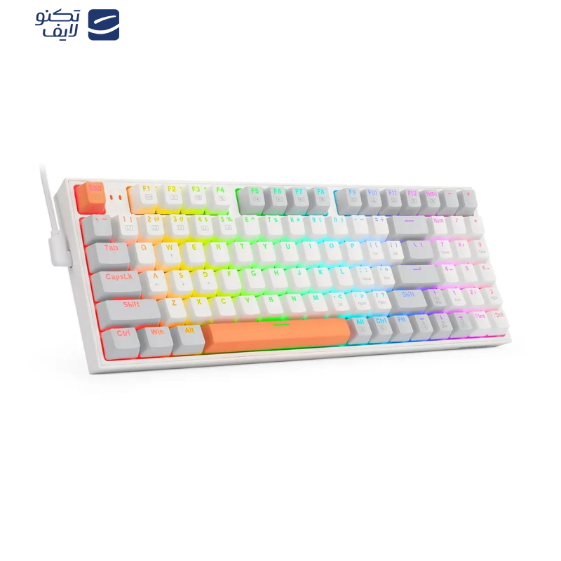 کیبورد گیمینگ ردراگون مدل Kitava K636 WGO کیبورد گیمینگ ردراگون مدل Kitava K636 WGO