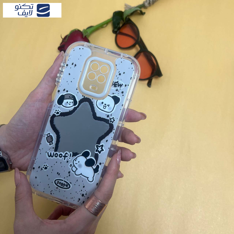 کاور سانیوان مدل آینه ای طرح فانتزی سگ مناسب برای گوشی موبایل سامسونگ Galaxy A13 4G