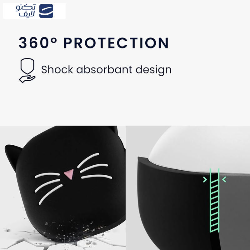 کاور والکری مدل Black Cat مناسب برای کیس هدفون سامسونگ Galaxy Buds Live / Buds Pro / Buds 2 / Buds 2 Pro / Buds FE به همراه گیره کاور والکری مدل Black Cat مناسب برای کیس هدفون سامسونگ Galaxy Buds Live / Buds Pro / Buds 2 / Buds 2 Pro / Buds FE به همراه گیره