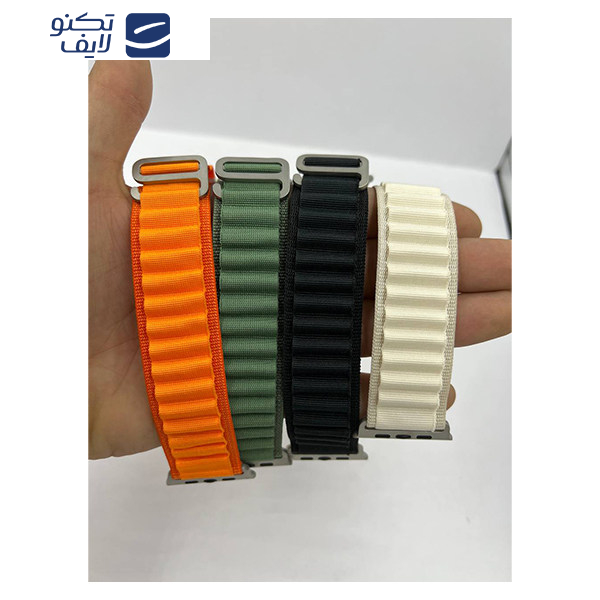 بند مدل Alpine Loop مناسب برای اپل واچ سری 1/2/3/4/5/6/7/8/SE سایز 38/40/41 میلی متری