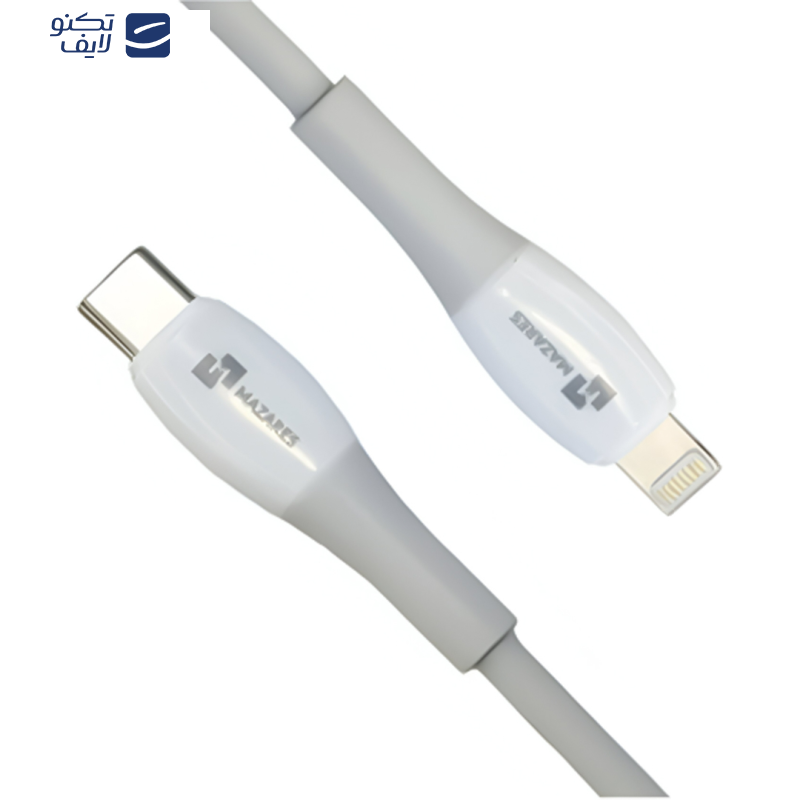 کابل تبدیل USB-C به لایتنینگ مازارس مدل C3CL طول 1 متر کابل تبدیل USB-C به لایتنینگ مازارس مدل C3CL طول 1 متر