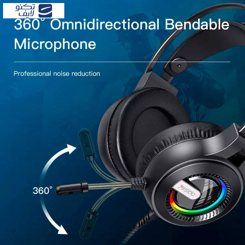 هدست مخصوص بازی یسیدو مدل EK02 هدست مخصوص بازی یسیدو مدل EK02