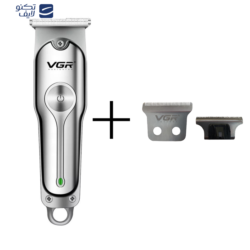 ماشین اصلاح موی سر و صورت وی جی ار مدل 071 به همراه تیغه یدک بسته 2 عددی ماشین اصلاح موی سر و صورت وی جی ار مدل 071 به همراه تیغه یدک بسته 2 عددی