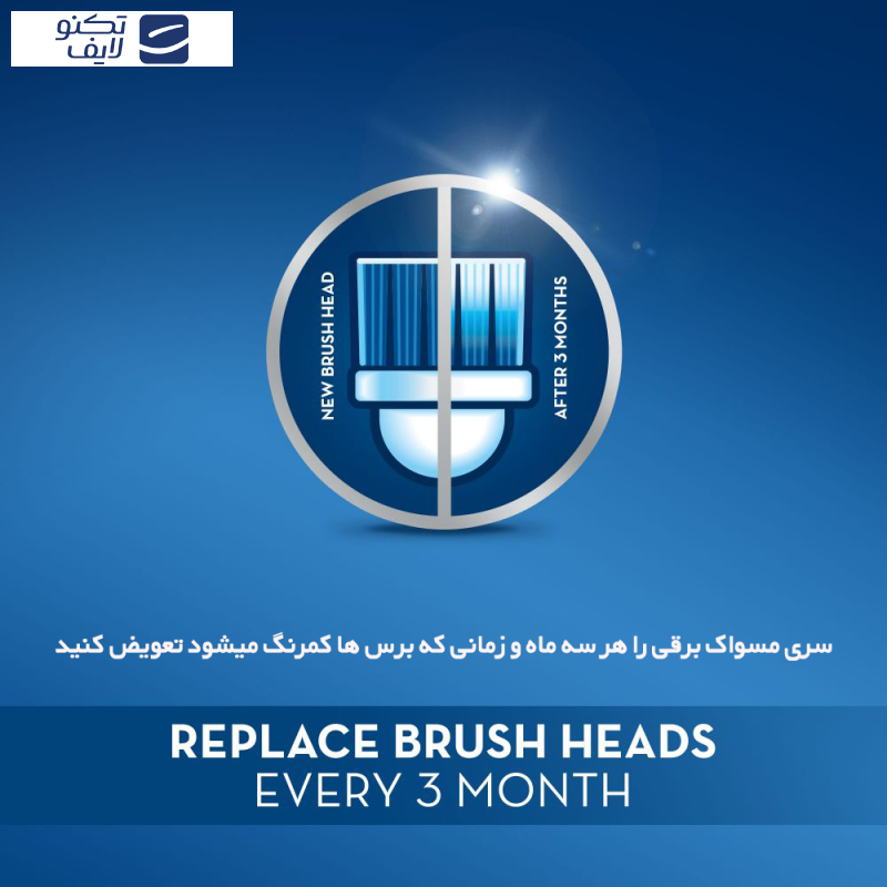 سری یدک مسواک برقی اورال-بی مدل Cross Action سری یدک مسواک برقی اورال-بی مدل Cross Action