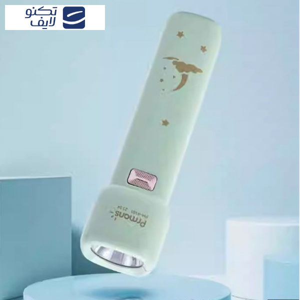 چراغ قوه دستی پرمنس مدل مهتابی 3 حالته کد 8101 چراغ قوه دستی پرمنس مدل مهتابی 3 حالته کد 8101