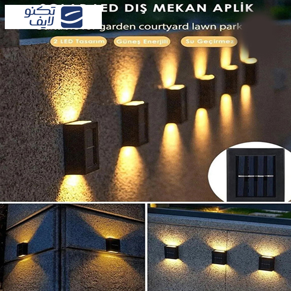 چراغ خورشیدی سولونیکس مدل 4LED-Solar-Wall Lamp چراغ خورشیدی سولونیکس مدل 4LED-Solar-Wall Lamp