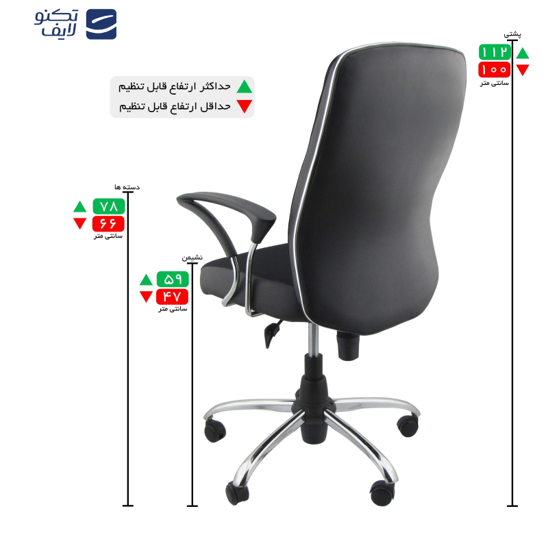 صندلی اداری هوگر مدل KH440 صندلی اداری هوگر مدل KH440
