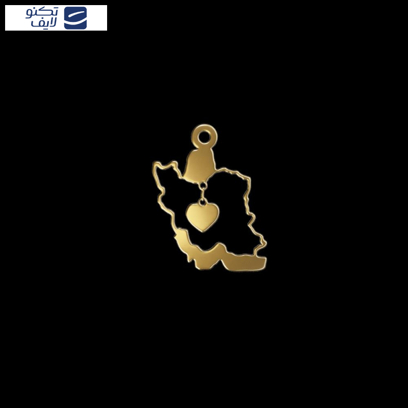 آویز گردنبند طلا 18 عیار زنانه مدوپد مدل  نقشه ایران و کد kc18706 آویز گردنبند طلا 18 عیار زنانه مدوپد مدل  نقشه ایران و کد kc18706