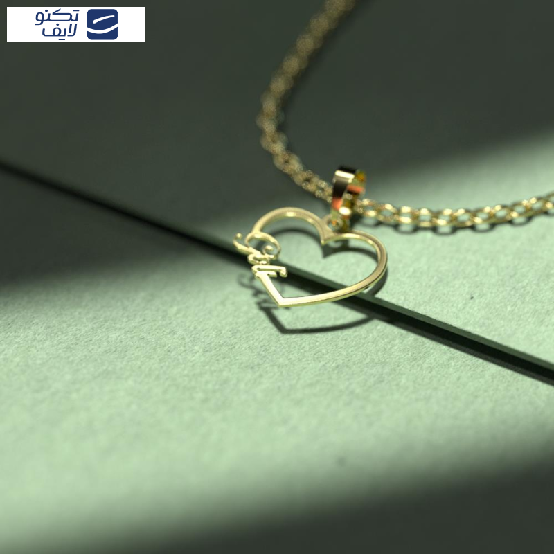 گردنبند طلا 18 عیار زنانه مدوپد مدل اسم گلی goli کد HF2-1-1285