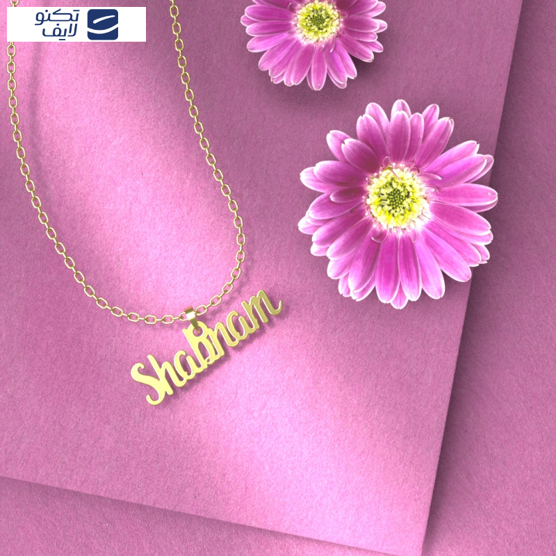 گردنبند طلا 18 عیار زنانه مدوپد مدل shabnam گردنبند طلا 18 عیار زنانه مدوپد مدل shabnam