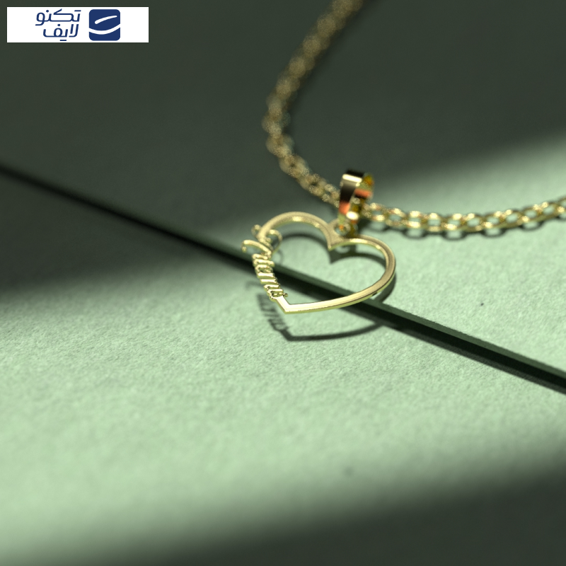 گردنبند طلا 18 عیار زنانه مدوپد مدل اسم Artemis کد VV2-1-1151