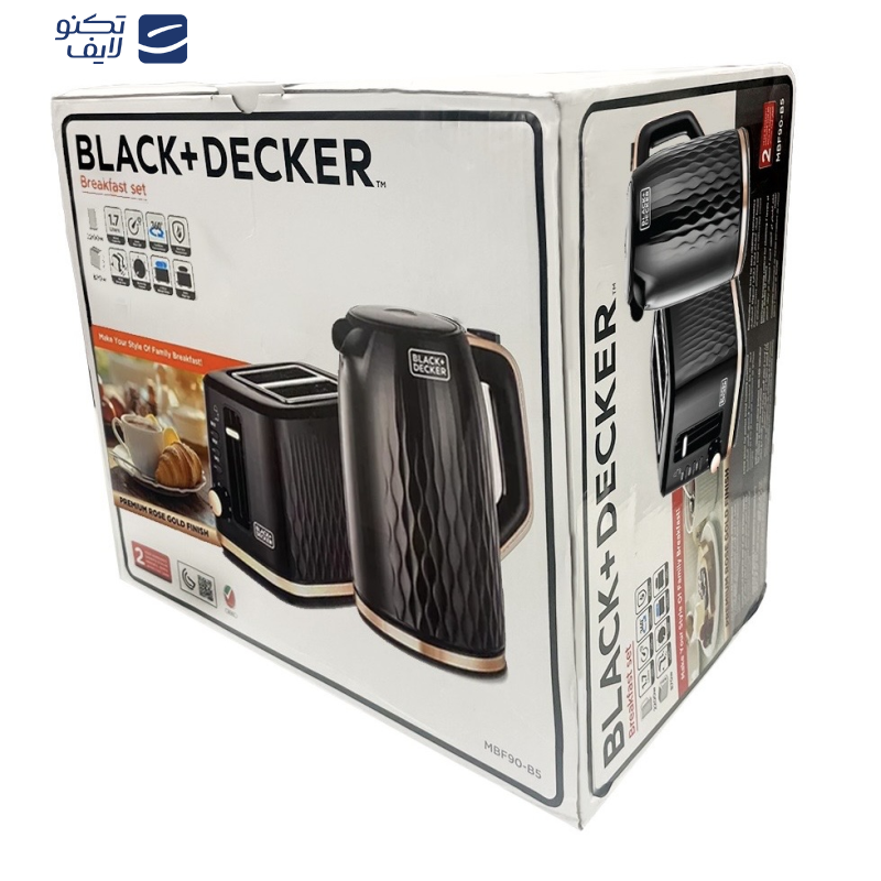 صبحانه ساز بلک اندکر مدل MBF90-B5 مجموعه دو عددی