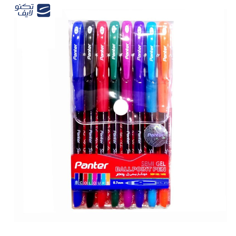 خودکار پنتر مدل رنگی کد SGP-102 بسته 8 عددی خودکار پنتر مدل رنگی کد SGP-102 بسته 8 عددی